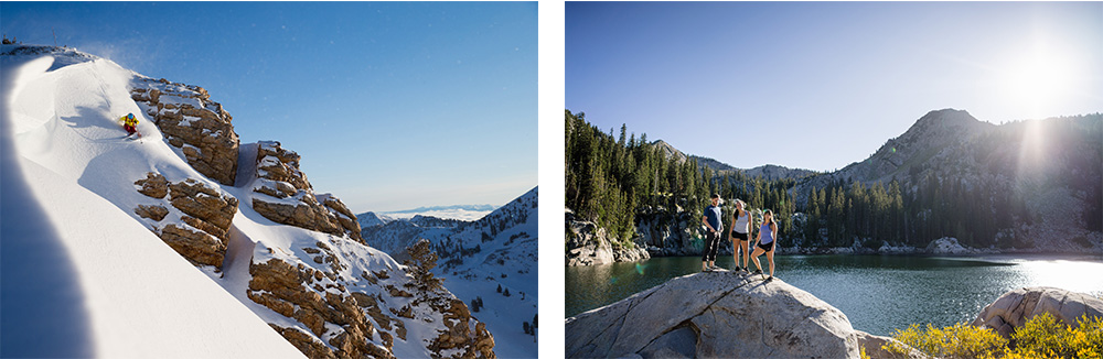 Ski à Snowbird, Crédits : Mike Schirf
Cottonwoods Canyon, Crédits : VSL